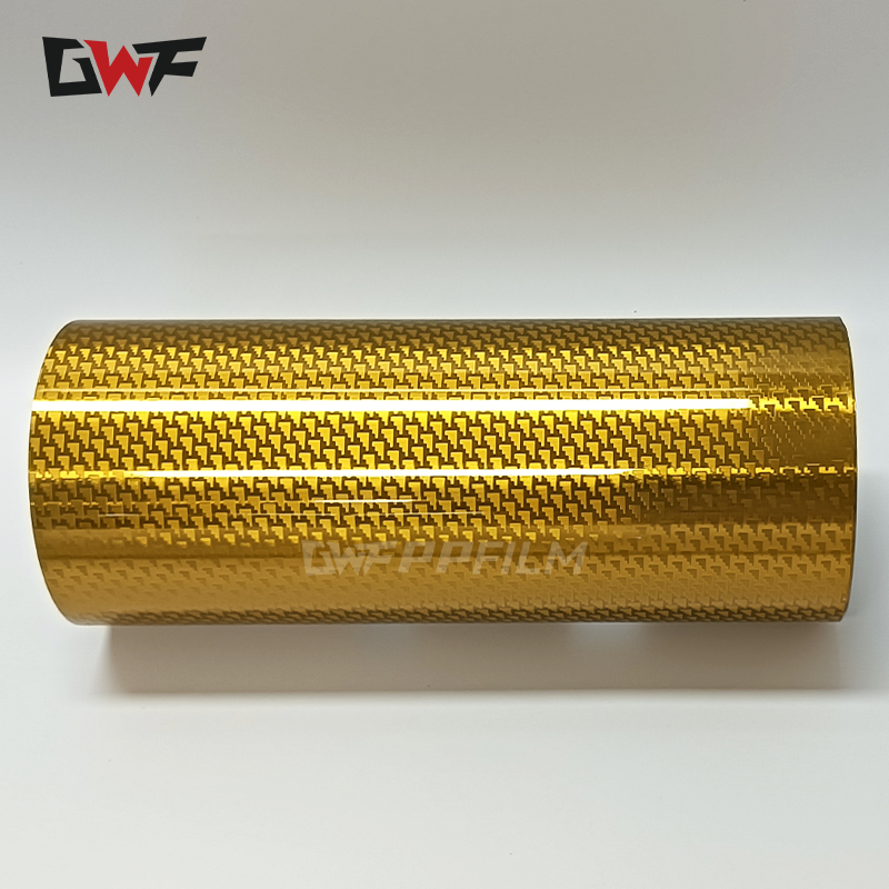 Rollo de envoltura de fibra de carbono para autos