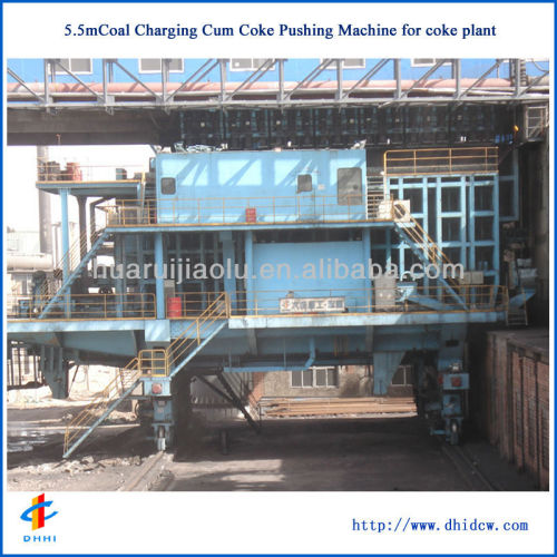 5.5m Coal Charging Cum Coke Pushing Machine for coke plant