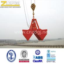 Electric-hydraulic rope clamshell grab