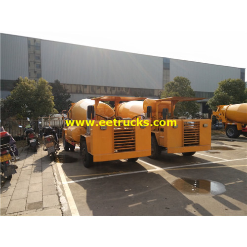 4cbm 4x2 Small Concrete Mixer Trucks