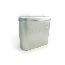 oval green tea tin packaging box