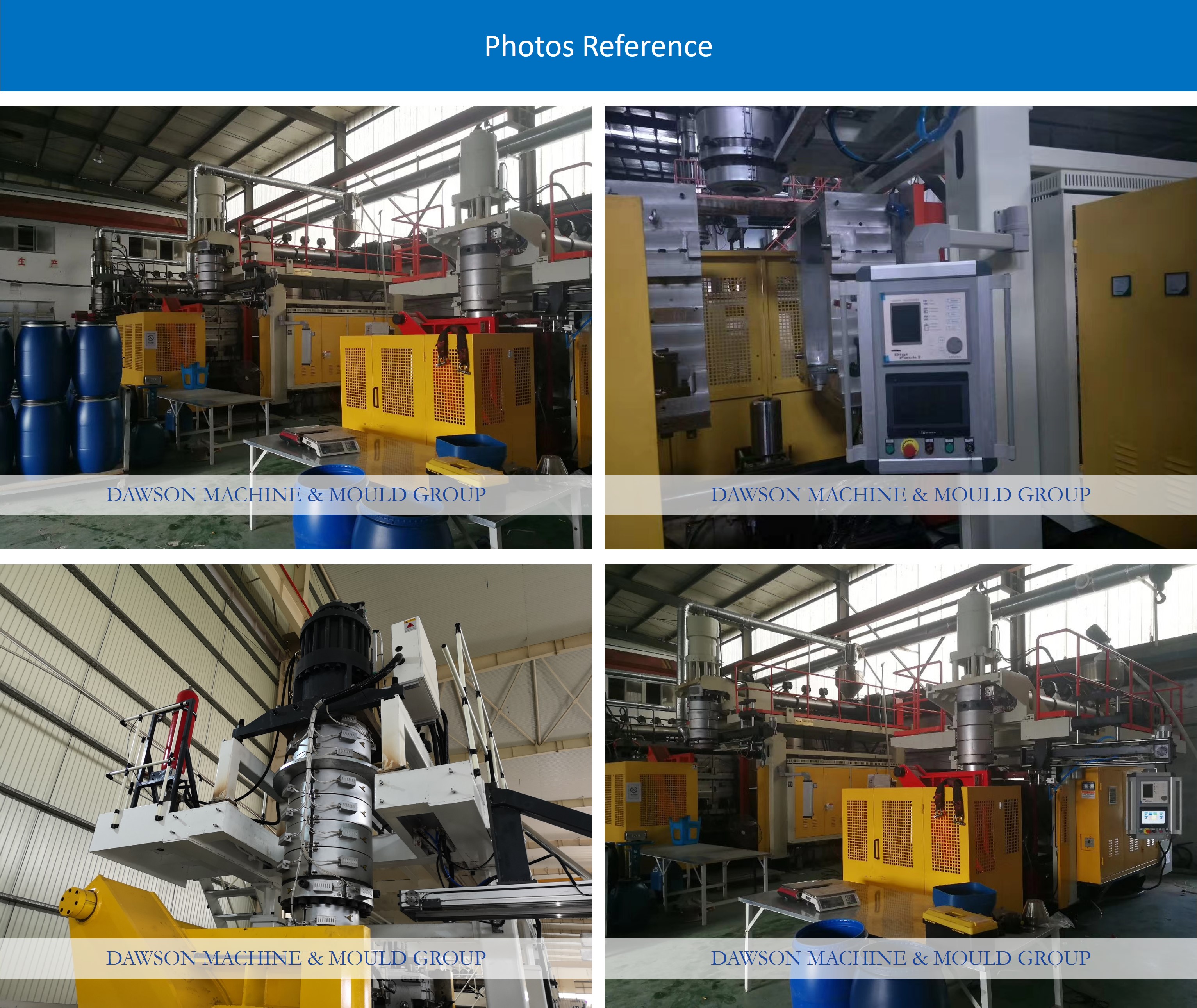 100L 120L 160L 160 Litre Plastic Barrel Making Machinery 200L Drum Large Extrusion Blow Molding Machine