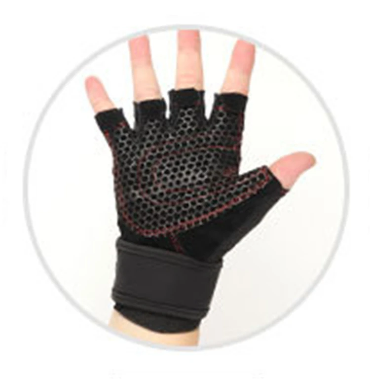 Wholesale Silicone Shockproof Gym Gloves Anti Slip Sports Gloves