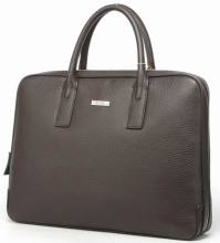 Business Laptop Bag Genuine Leather Briefcase Business Men's Brown Handbag