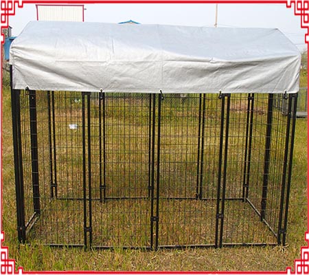 perrera soldada con tapa welded dog kennel with cover
