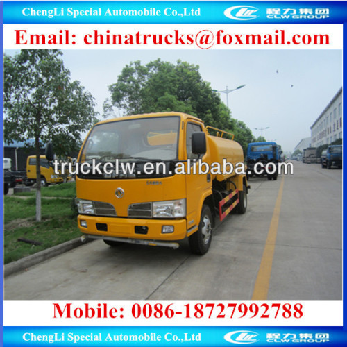 4 m3 water tank,4 m3 water tank truck,4000 liter water tanker