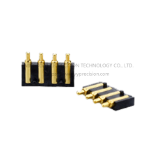 customized copper multi-row flat bottom pogopin linker needle pins