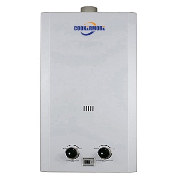 Instant Temperature Adjust Gas Water Heater with Digital Display and Knobs
