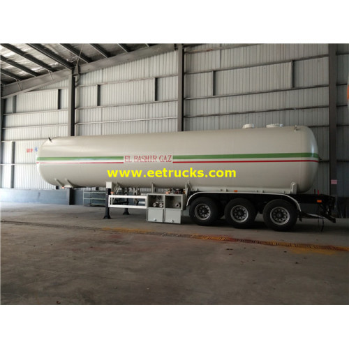 56cbm Tri-axle Propane Gas Transport Semi-trailers