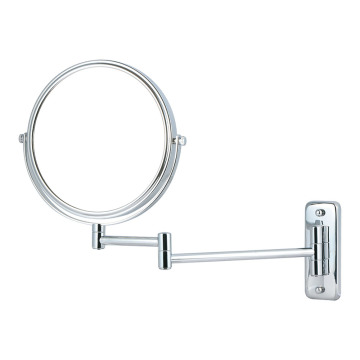 Double side round bathroom wall mirror