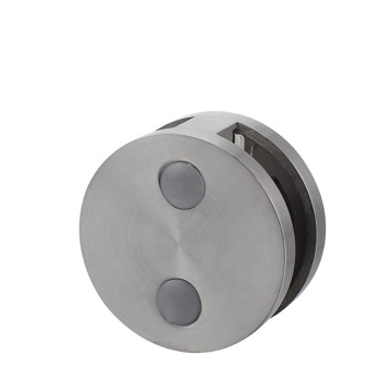 Glass to glass double circular ring clamp