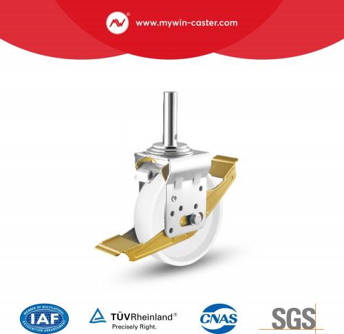 Mywin Nylon Wheel Heavy Duty Industrial Scaffolding Caster with Total Lock