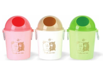 Outside Plastic Trash Can