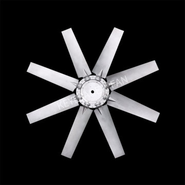 Ressetteur de ventilateur axial pour pulvérisateur