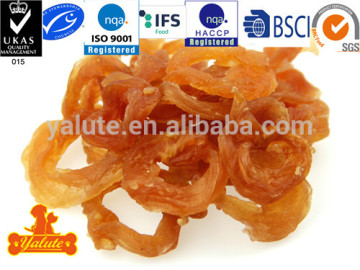 Chicken breast ring for pet snack