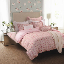 Roses 100% cotton pastoral bedding set duvet cover set