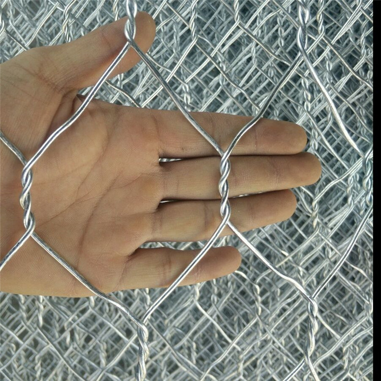 OEM Galvanized Hexagonal Wire Mesh Cage Fence Large Rock Gabion Basket Retaining Wall