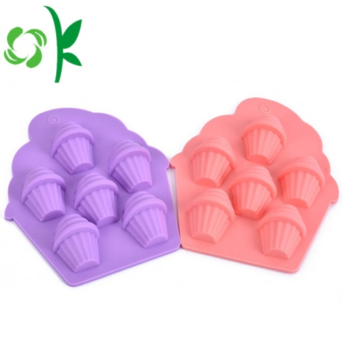 Vô hại Holiday Silicone Baking Cup Khuôn cho lò vi sóng