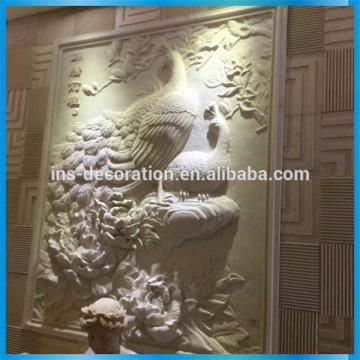 Wall decoraton art peacock sculpture