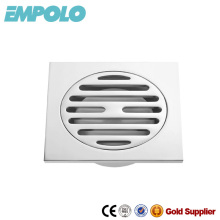 Empolo 110x110mm brass Brass Square Floor Drain, bathroom floor drains 78809