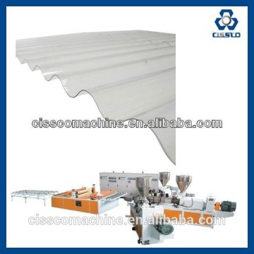 PVC CORRUGATED TILE EXTRUDING MACHINE PVC CORRUGATED TILE LINE