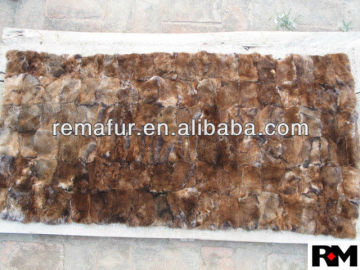 Factory wholesale 100% real Scrap Rex Rabbit Fur Plate for garments