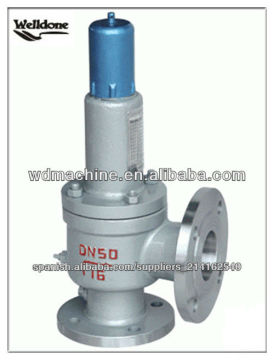 Spring loaded safety valve with lever /cast steel spring loaded pressure safety relief valve