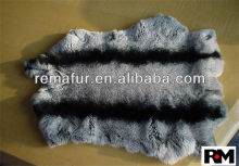 2014 Hot selling dyed rex rabbit pelts in chinchilla color