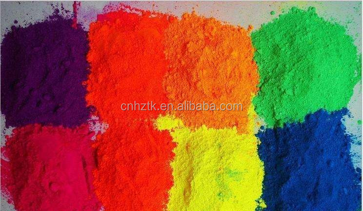 Fluorescent Pigment Used in nonpolar gravure ink, paper, paint, PVC, PVC sol screen printing ink and crayons.