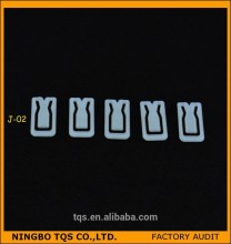 PS White Squara Shape Plastic Clip for Garment Accessory