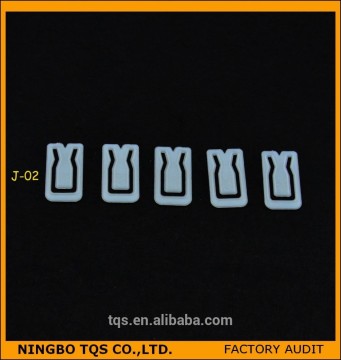 PS White Squara Shape Plastic Clip for Garment Accessory