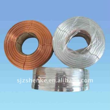 electroplated flat stitching wire