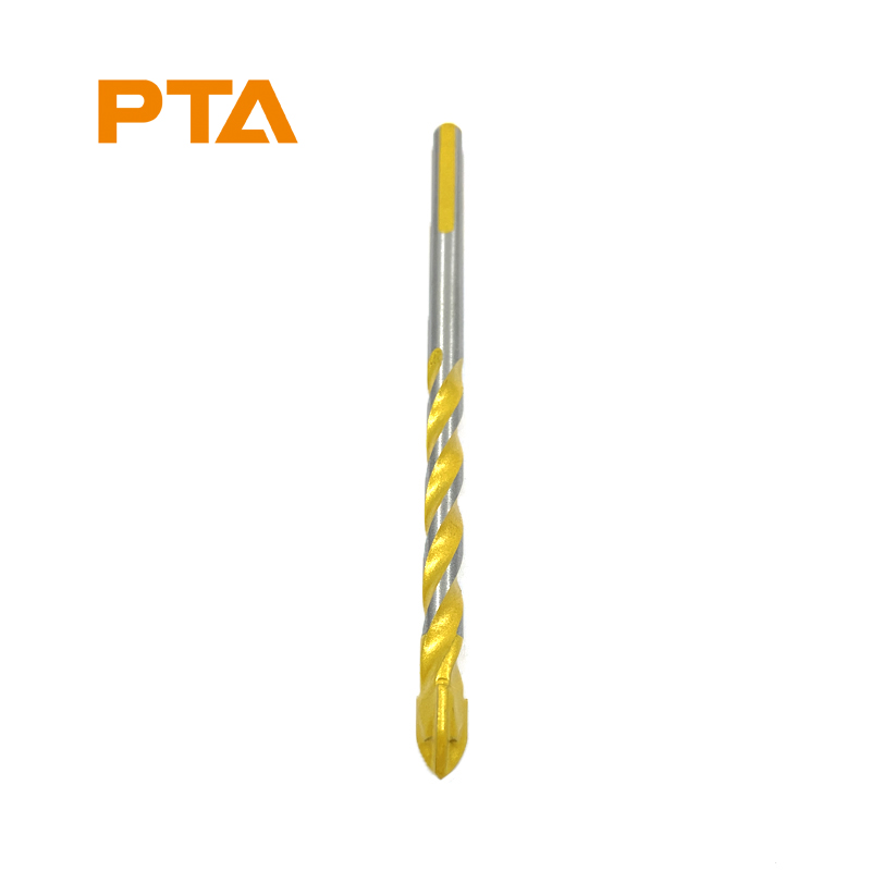 Triangle Shank Multi Purpose 3 Cutting Edge Construction Drill Bits for Glass Ceramic Porcelain Tile