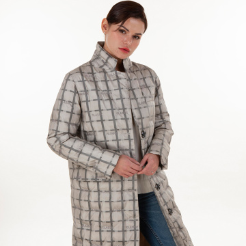 Piumino plaid alla moda