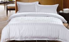 Customized Hotel Guestroom White Bed Sheet