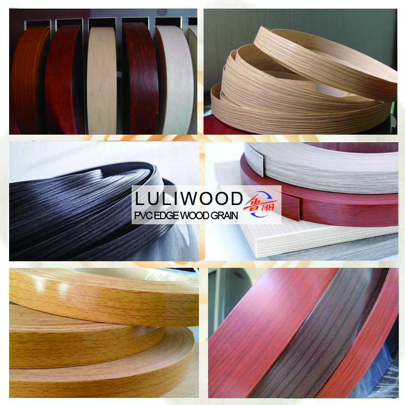 borde de pvc de grano de madera de Sally 2 wood grain pvc edge from Sally 2