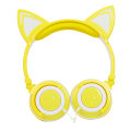 funny cartoon cat ear headband kids headphones