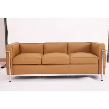 Full Grain Leather Le Corbusier LC2 Sofa Replica