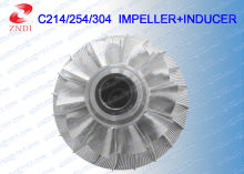 Water Impeller And Draft Inducer For Marine Turbocharger Parts Tl-c214/254/30425000 + 26000