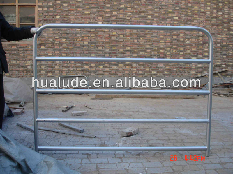 hot sale new design galvanized steel farm metal gates