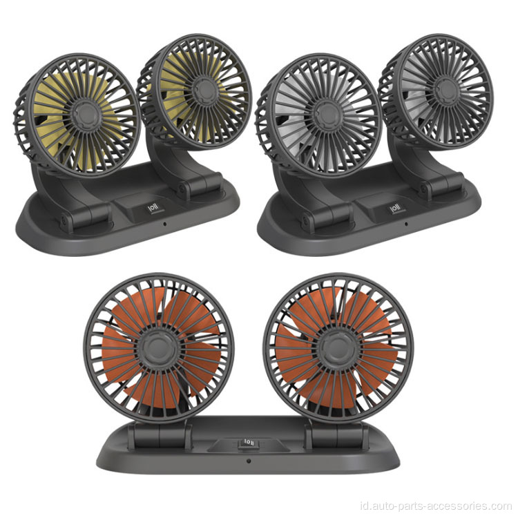 Kipas pendingin mobil AC kipas kipas double head rotary fan