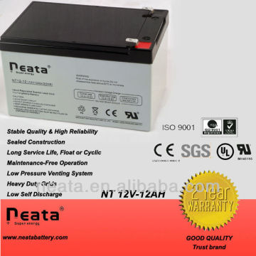 Lead acid battery 12v12ah for telecommunication equipment