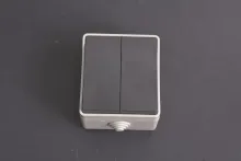 Outdoor Door Bell Call Button in Gray