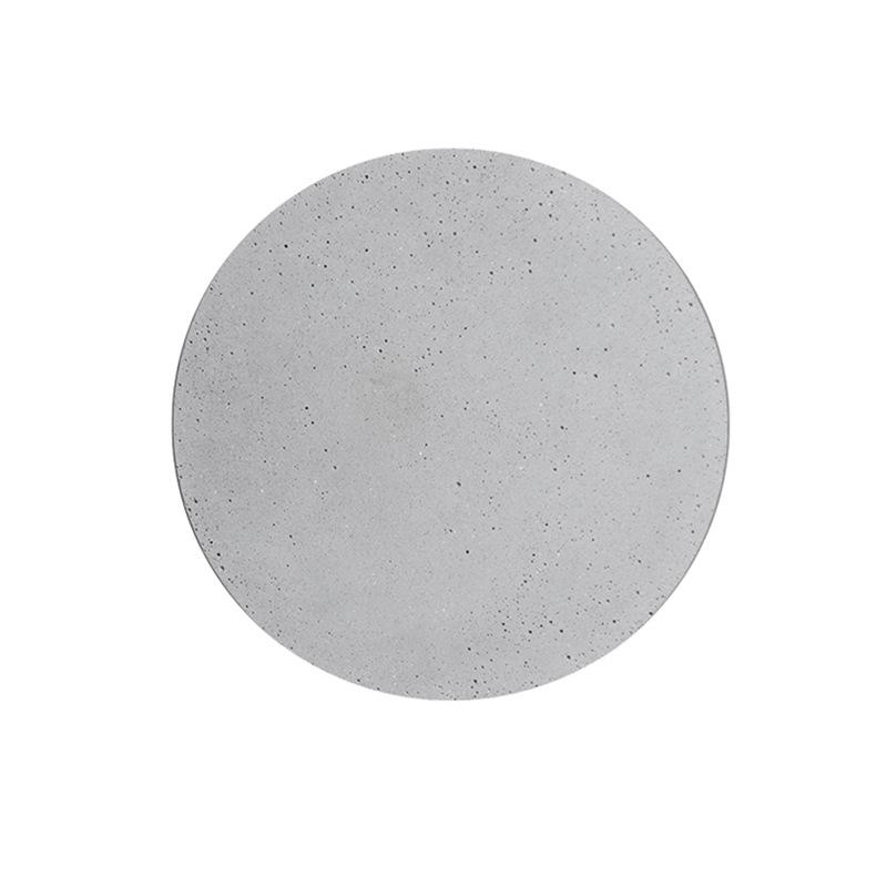  INSHINE Simple White Round Wall Lamp 