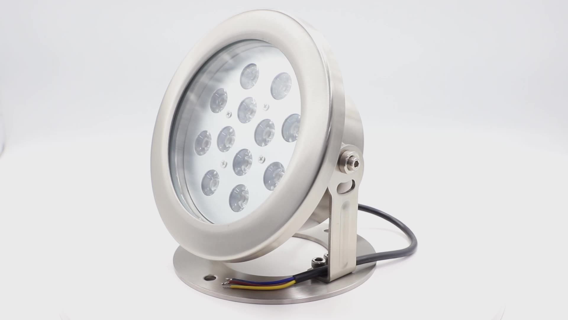 12W RVB LED sous-marin ponctuels pour piscine