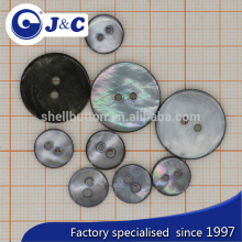 Smoke Black MOP natural shell buttons,black mother of pearl sea shells buttons.