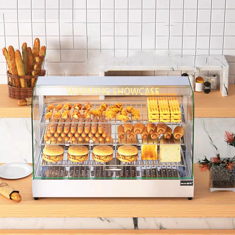 Buy Wholesale China Commercial Electric Glass Food Warmer Showcase &  Commercial Electric Glass Food Warmer Showcase