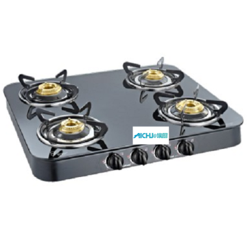 Toughened Glass Cooktop High Efficiency Brass Burners