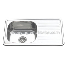 Special stainless steel kitchen sink with application