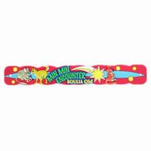 Silicone embossed bracelets